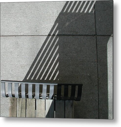 Grid Metal Print featuring the photograph Straight Curves by Jane Bucci