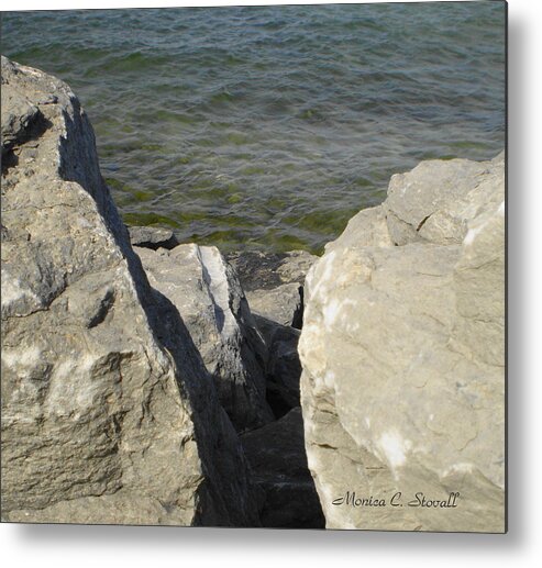  Metal Print featuring the photograph Traverse Bay Shoreline Collections - Michigan by Monica C Stovall