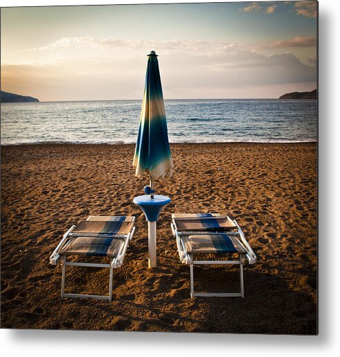 Coast Metal Print featuring the photograph Unopened by Akos Kozari