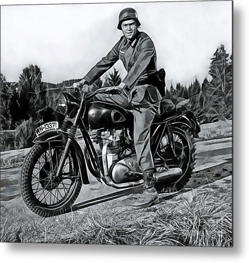 Steve Mcqueen Metal Print featuring the mixed media Steve McQueen Collection #14 by Marvin Blaine