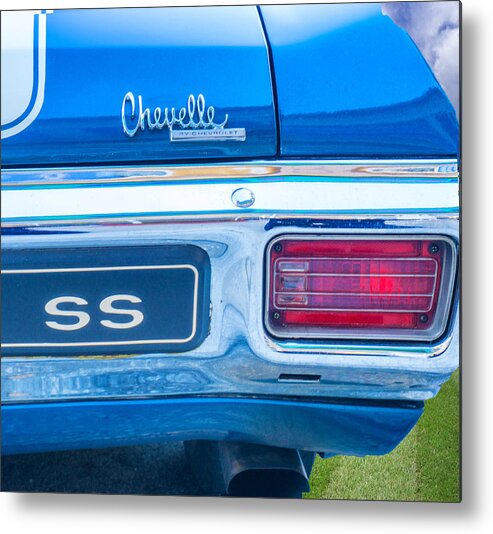 Chevelle Metal Print featuring the photograph 1970 Tailights by Dennis Dugan