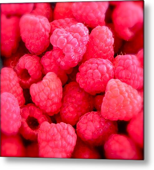 Photograph Of Berries Metal Print featuring the photograph Agenda for today ... raspberry jam by Gwyn Newcombe