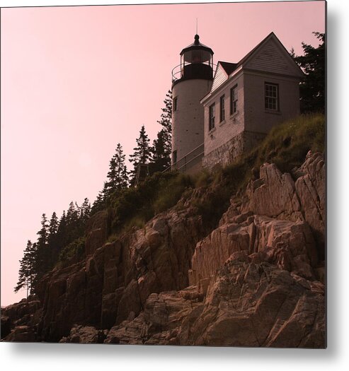 Acadia National Park Metal Print featuring the photograph Bass Harbor Light by Brian M Lumley