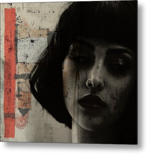 Woman Metal Print featuring the digital art Beware Of Darkness by Paul Lovering