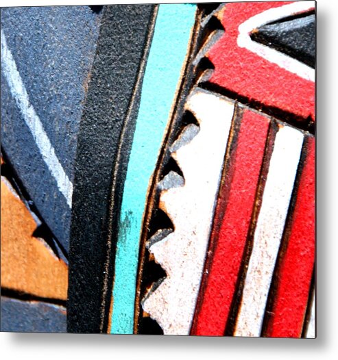 Southwest Metal Print featuring the photograph Blue and Red by Joe Kozlowski