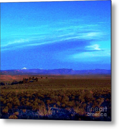 Disappointment Valley Spacious Colorado Valley Great Open Place Metal Print featuring the digital art Disappointment Valley by Annie Gibbons