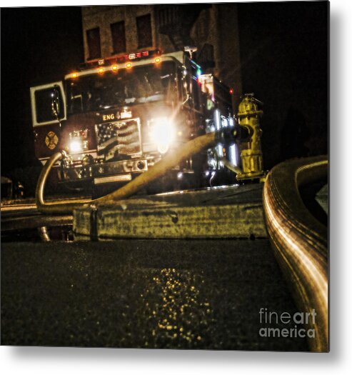 Engine 4 Metal Print featuring the photograph Engine 4 by Jim Lepard