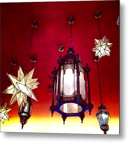 Lights Metal Print featuring the photograph Lights by Denise Railey