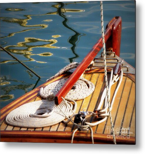 Sailing Metal Print featuring the photograph Sailing Dories 4 by Lainie Wrightson