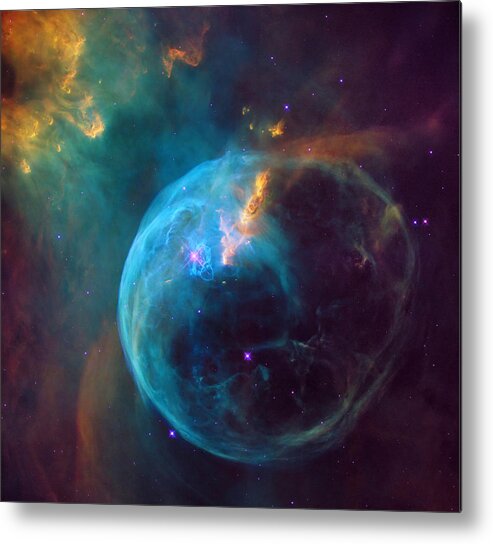 Bubble Nebula Metal Print featuring the photograph The Bubble Nebula NGC 7653 by Mark Kiver