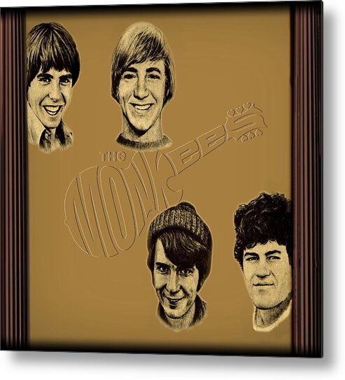 The Monkees Metal Print featuring the photograph The Monkees by Movie Poster Prints