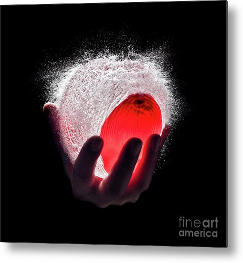 Water Metal Print featuring the photograph Water Explosion by Gualtiero Boffi