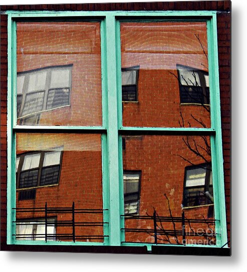Window Metal Print featuring the photograph Windows in the Heights by Sarah Loft