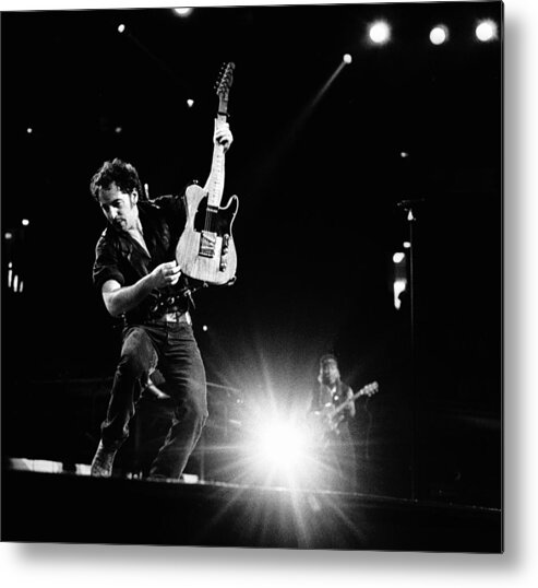 Bruce Springsteen Metal Print featuring the photograph Photo Of Bruce Springsteen by Paul Bergen