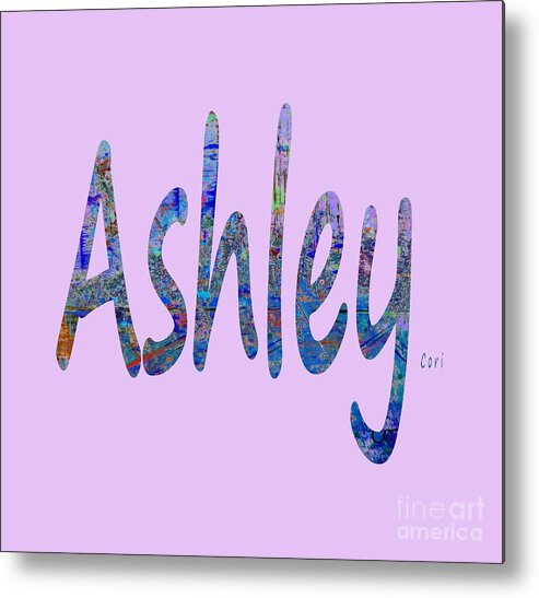 Ashley Metal Print featuring the digital art Ashley by Corinne Carroll