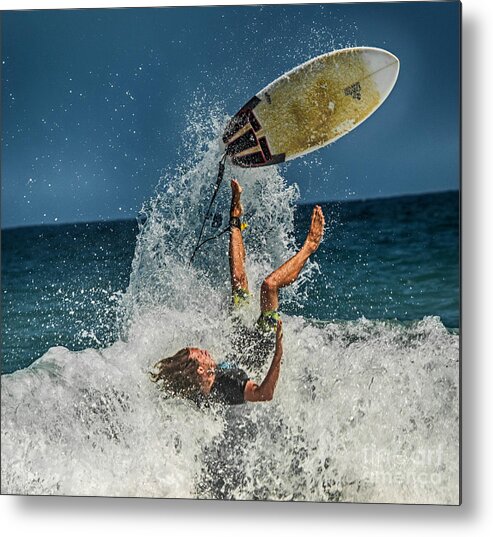 Beach Metal Print featuring the photograph Board Air by Eye Olating Images