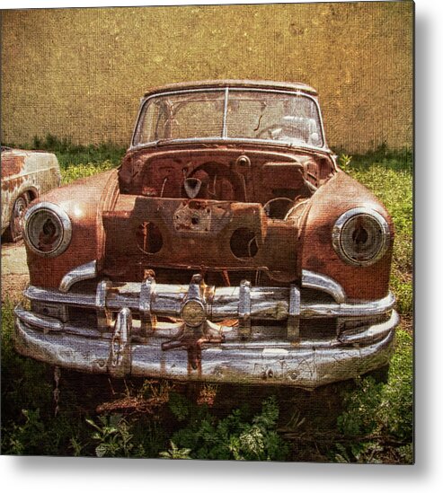 Vintage Car Metal Print featuring the photograph For Junk by Cathy Anderson