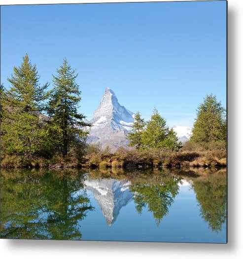 Scenics Metal Print featuring the photograph Lake Grindjisee by M Swiet Productions