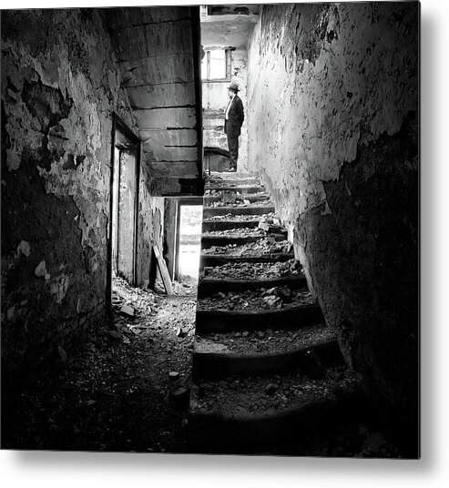 Man Metal Print featuring the photograph Life Riuns by Nermin Smaji?