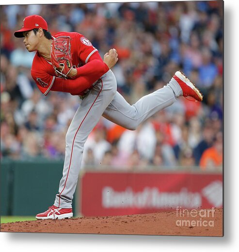 Second Inning Metal Print featuring the photograph Los Angeles Angels Of Anaheim V by Bob Levey
