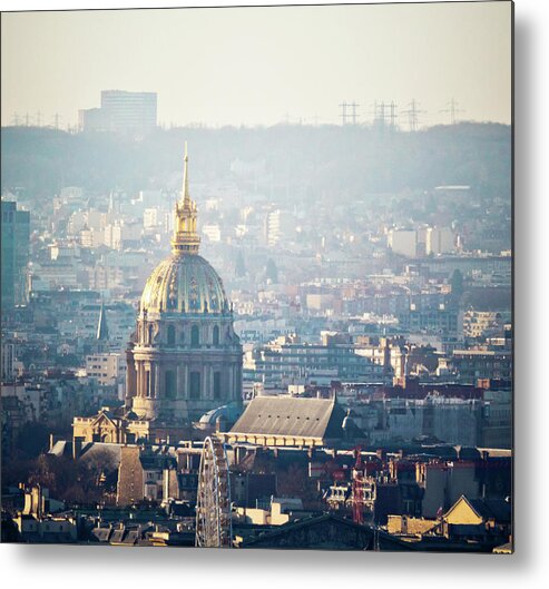 Outdoors Metal Print featuring the photograph Montmartre Sacre Coeur by By Corsu Sur Flickr