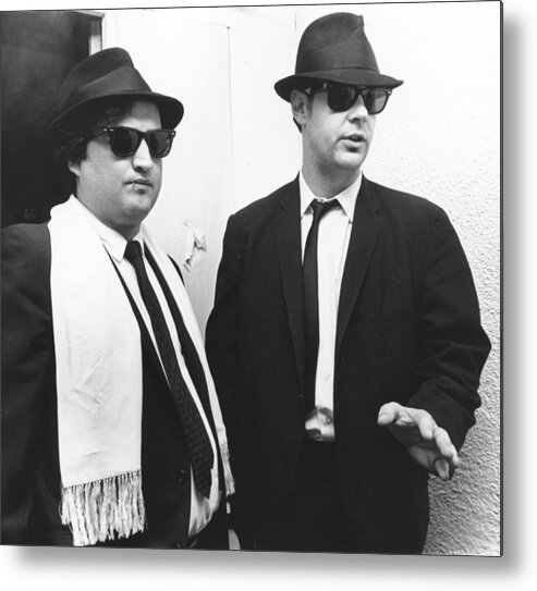 Music Metal Print featuring the photograph Photo Of Blues Brothers by Richard Mccaffrey