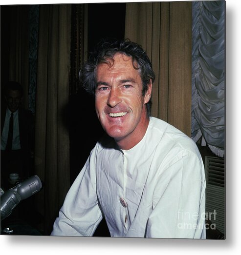 People Metal Print featuring the photograph Portrait Of Timothy Leary by Bettmann