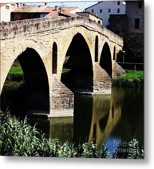 Bridge Metal Print featuring the photograph Puente Romanico Reflections by Rick Locke - Out of the Corner of My Eye