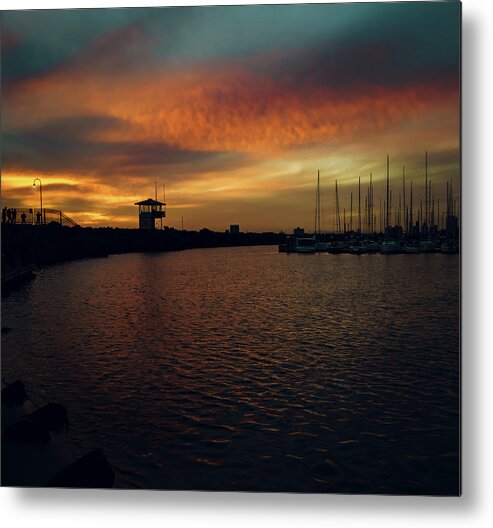 Australia Metal Print featuring the photograph Sunset Silhouette by Nisah Cheatham