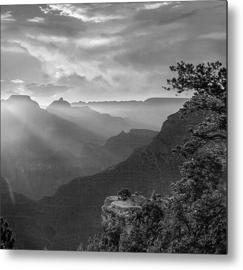 Disk1216 Metal Print featuring the photograph Wotans Throne, Grand Canyon by Tim Fitzharris