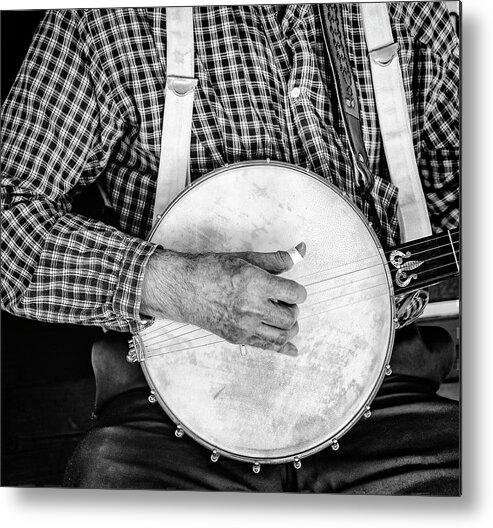 Banjo Metal Print featuring the photograph Banjo Hand by Gary Slawsky