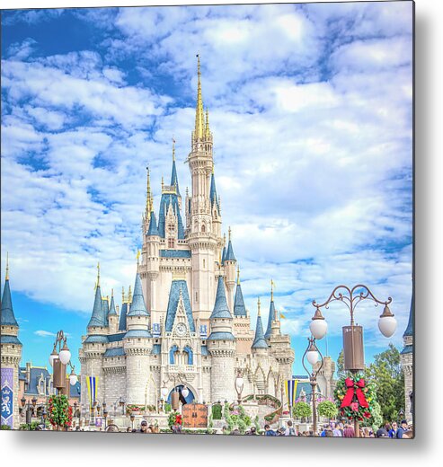 Magic Kingdom Metal Print featuring the photograph Cinderella Castle by Mark Andrew Thomas