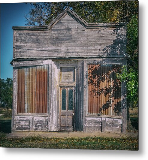 Kansas Metal Print featuring the photograph Closed for Business by Darren White