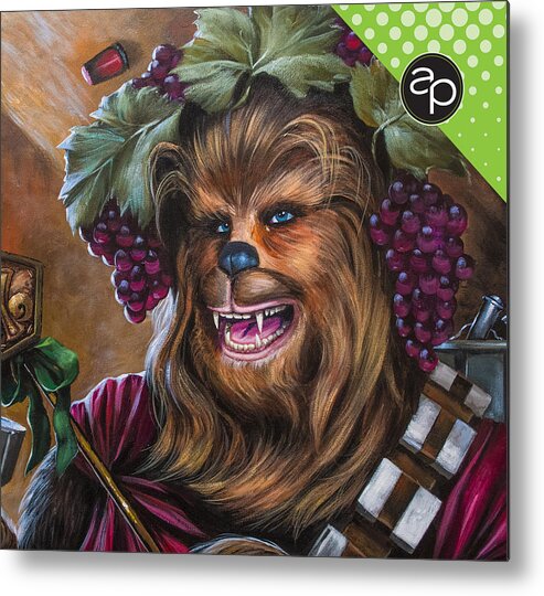 Intergalactic Krewe Of Chewbacchus Metal Print featuring the digital art Intergalactic Krewe of Chewbacchus by Art of the Parade Society