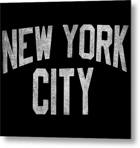 Nyc Metal Print featuring the digital art New York City NYC by Flippin Sweet Gear