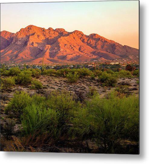 Sonoran Desert Metal Print featuring the photograph Oro Valley Vista P24222R3 by Mark Myhaver