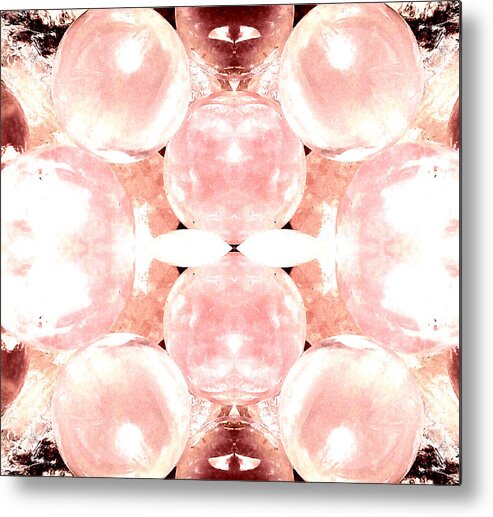 Rose Quartz Metal Print featuring the photograph Rose Quartz Eyes by Stephenie Zagorski