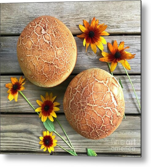 Bread Metal Print featuring the photograph Sourdough Tiger Bread by Amy E Fraser
