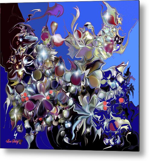 Digital Metal Print featuring the digital art The Boot by Loxi Sibley