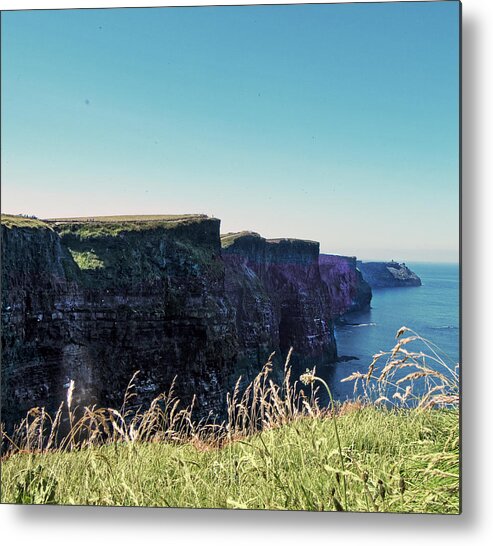 Ireland Metal Print featuring the photograph The Cliffs of Moher 3 by Edward Shmunes