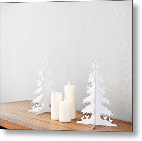 Apartment Metal Print featuring the photograph Christmas tree #1 by U Schade