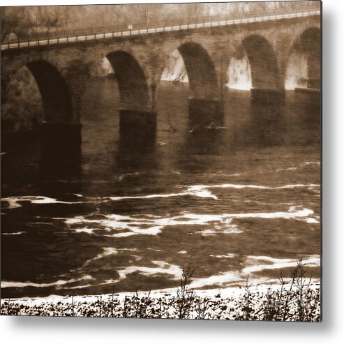  Metal Print featuring the photograph Stone Arch Bridge #1 by A K Dayton