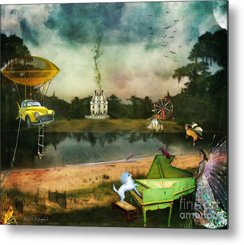  Metal Print featuring the digital art To Wish Impossible Things #1 by Rhonda Strickland