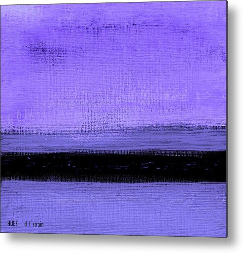  Fineartamerica.com Metal Print featuring the painting Hues #6 by Diane Strain