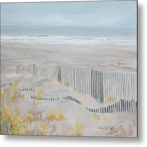 Avalon Metal Print featuring the painting Avalon Morning by Paula Pagliughi
