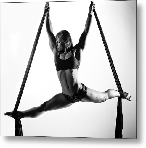 Splits Metal Print featuring the photograph Balance of Power 2012 series #6 by Monte Arnold
