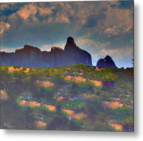 Star Metal Print featuring the photograph Beautiful Mountains by Augusta Stylianou