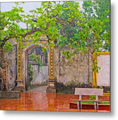 Wall.antique Metal Print featuring the photograph Beautiful Wall by Rochelle Berman