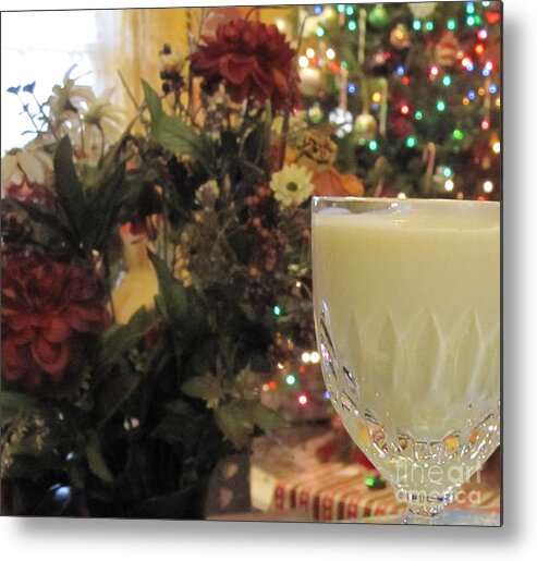 Christmas Metal Print featuring the photograph Christmas Morning Drink by Deborah A Andreas