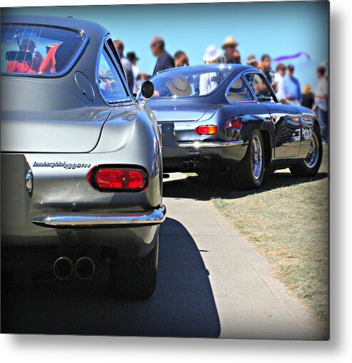 Lamborghini Metal Print featuring the photograph Early Lamborghinis by Steve Natale